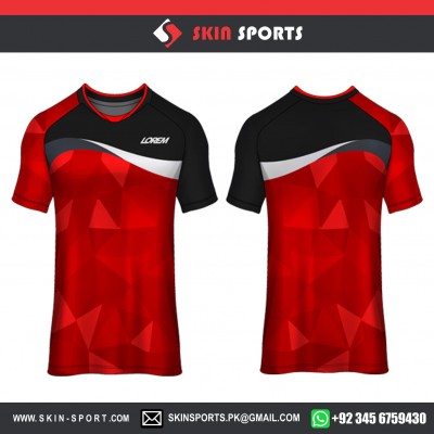 RED CRYSTAL   SOCCER JERSEYS